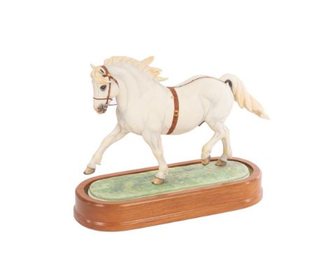 A Royal Worcester model of a Welsh Mountain Pony, 'Coed Coch Planed', modelled by Doris Lindner, (1896-1979), made in 1966 as