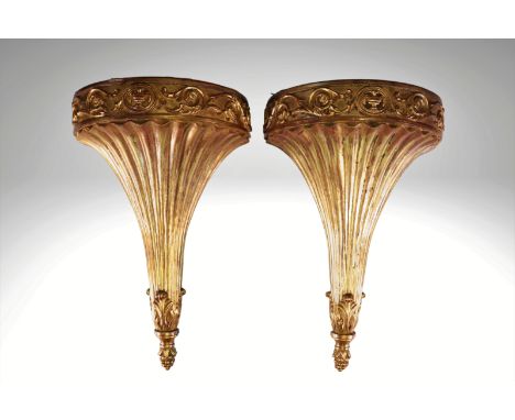 Pair of light consoles - Weight:  5.20 kg - Region: Europe - Sizes: H 600 mm x L 360 mm