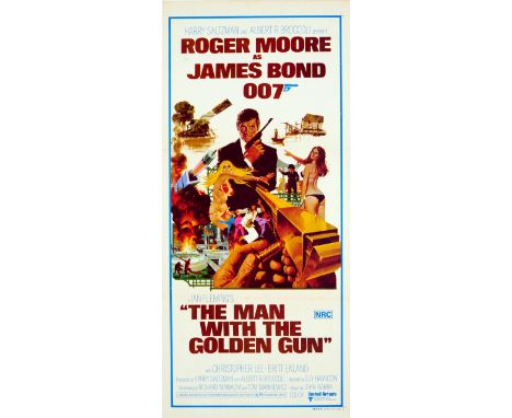 Cinema Posters James Bond The Man with the Golden Gun Australia. Original vintage movie poster for the classic James Bond spy