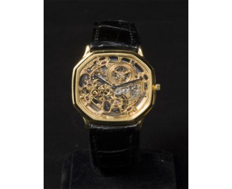 Audemars Piguet Vintage Style Skeleton, 18K Yellow Gold, Men, Manual. 爱彼AP, 18K黄金 手动上弦腕表 镂空机芯设, 计男装