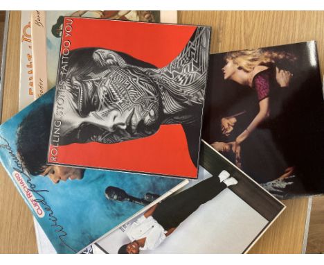 RECORDS Box of various Vinyl LP's including Rolling Stones, Cliff Richard etc 