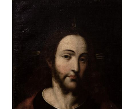 Circle of FRANCISCO RIBALTA (Solsona, Lérida, 1565-Valencia, 1628).First half of the 17th century."The Saviour".Oil on canvas