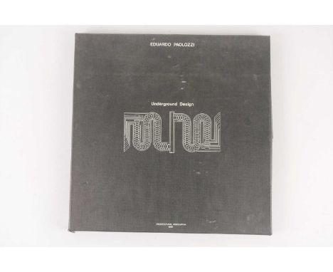Eduardo Paolozzi (1924-2005), Underground Design Folio X, 1986, the complete portfolio, 1986, comprising 18 screenprints and 