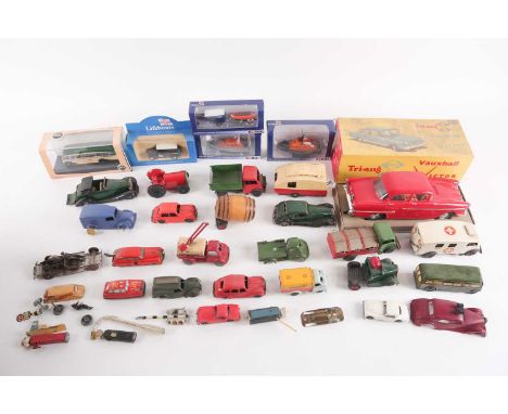 Triang Minic - a Vauxhall Victor, 1/20 scale electric model car, in the original box, together with assorted boxed and loose 