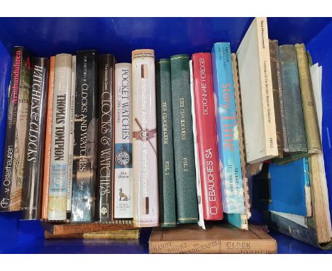 A collection of horology reference books, to include Alan Shenton - Pocket watches of the 19th &amp; 20th century, Gisbert l 