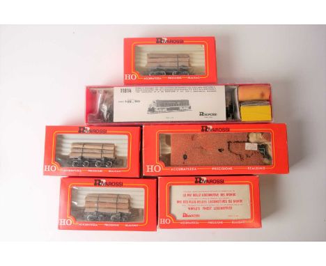 A group of boxed Rivarossi HO Scale model railway items, comprising: 11814 'Northern Pacific', 1219 Lehigh Navigation Coal Co