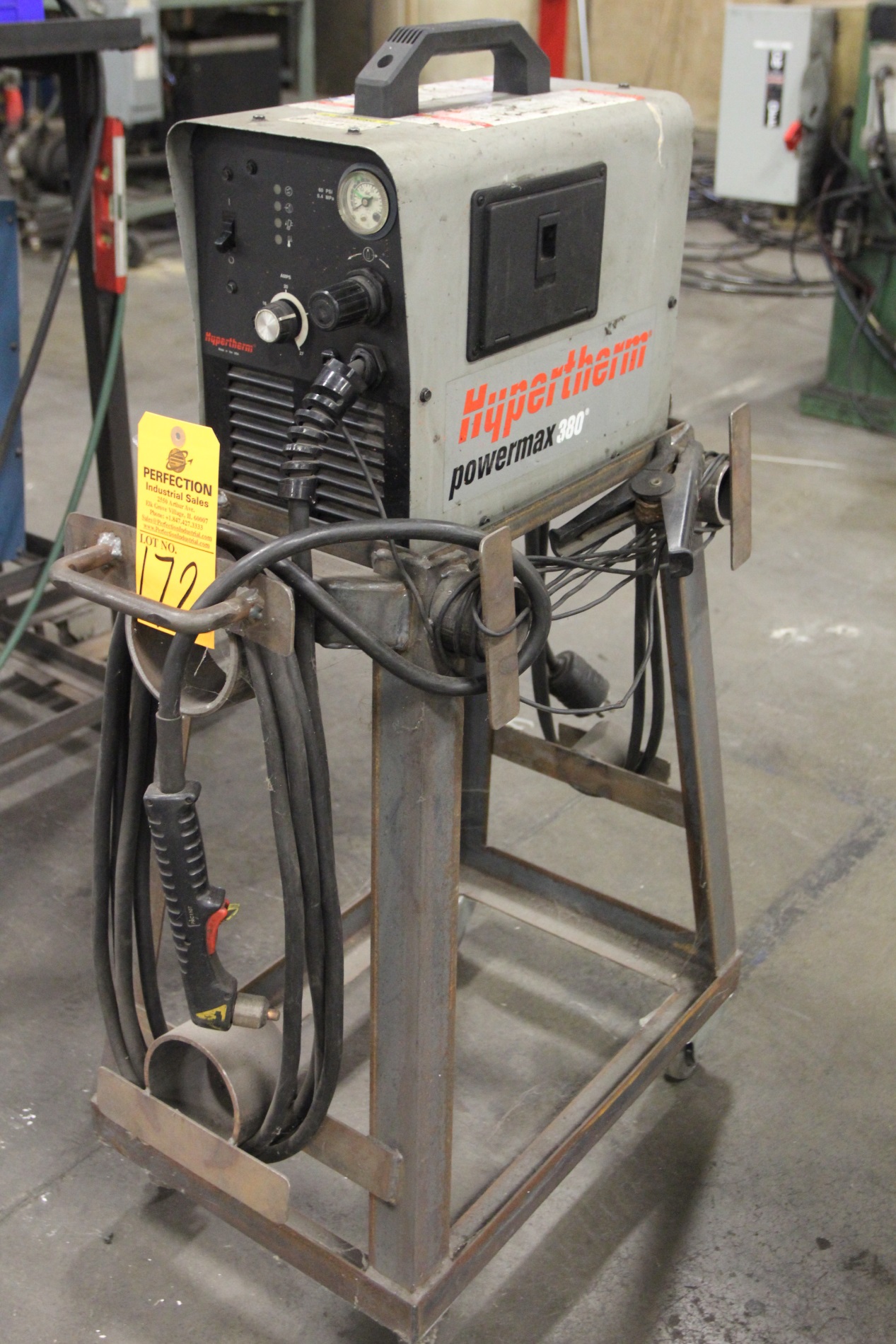Hypertherm Powermax 380 Plasma Cutter, s/n380012849
