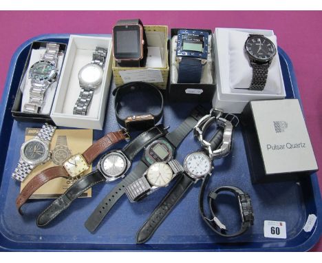 Assorted Wristwatches, including vintage Sekonda, with cushion shape dial, Head, Adidas, vintage Rone, on expanding bracelet,