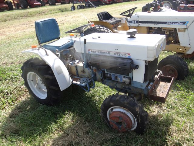 Mitsubishi MT372D Garden Tractor,1980 399 Hrs, MFWD, Dsl, Not Running