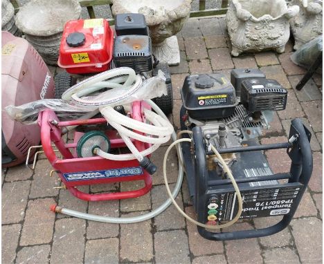 A Clarke branded power washer, with a SiP branded engine/generator (2).....This lot is either a catalog return, unclaimed goo