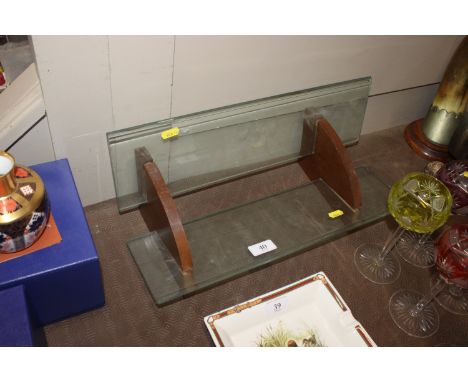 An Art Deco book trough 