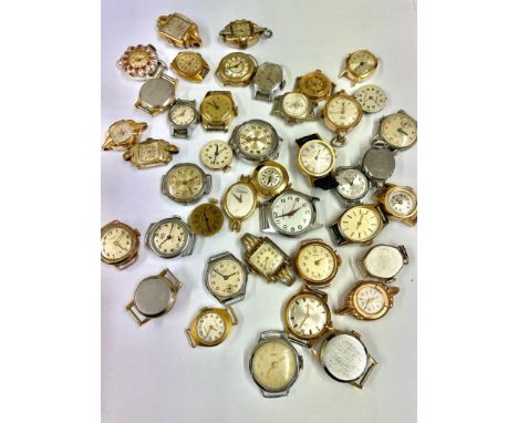 Vintage watches to include working Rolex Tudor watch movement etc 