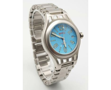 An Excellent Condition Unisex Stainless Steel Quartz Watch by Rotary, the Reunion Model. 38mm Including Crown. Full Working O