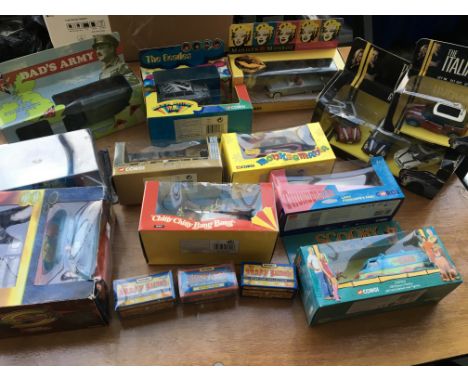 Corgi toys boxed diecast Tv related including scooby doo, chitty chitty bang bang, Thunderbirds, captain scarlet, Dads Army e