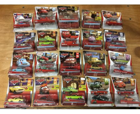 Disney Pixar, Mattel carded diecast vehicles from the movie Cars