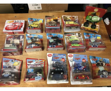 Disney Pixar, Mattel carded diecast vehicles from the movie Cars