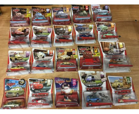 Disney Pixar, Mattel carded diecast vehicles from the movie Cars