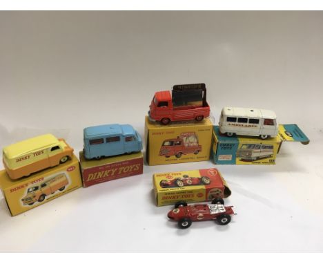 Corgi and Dinky boxed diecast including a Dinky Atlas Bedford van 482, Dinky Atlas miroitter van 564, Corgi Commer Ambulance 