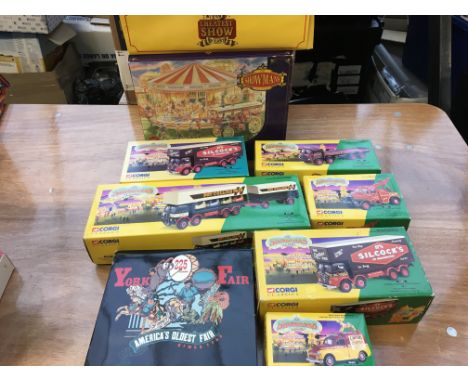 Corgi toys boxed diecast vehicles including The Showman’s range