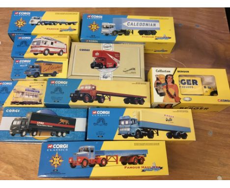 Corgi toys boxed diecast vehicles including Famous Hauliers and classics etc