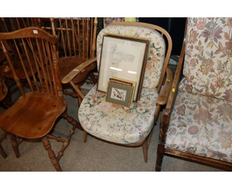 An Ercol armchair 