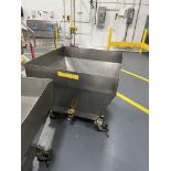 Stainless Tote on Casters, Removal/Loading Fee $100
