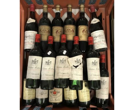 17 BOTTLES OF VINTAGE RED WINE