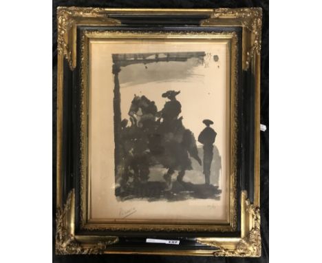 GILT FRAMED PICASSO PRINT - 49 CMS X 59 CMS TO FRAME