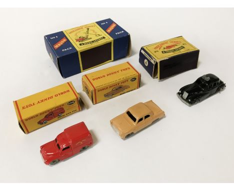 FOUR VINTAGE DINKY MATCHBOX TOYS
