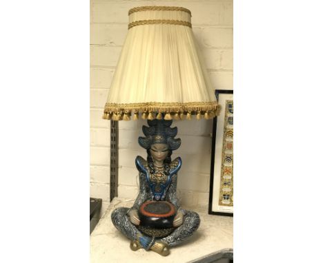 1960'S RETRO TABLE LAMP - 38 X 26CM