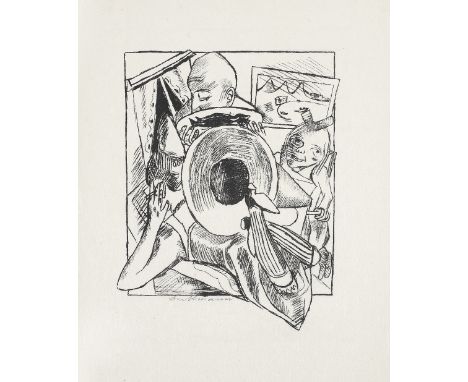 MAX BECKMANN (1884-1950)Stadtnacht, 1920 each signed in pencil, numbered 'LXXXIV' on the coverthe complete portfolio comprisi