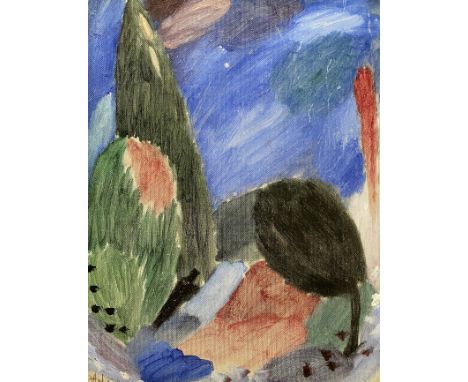 ALEXEJ VON JAWLENSKY (1864-1941)Variation signed with the artist's initials 'A.J.' (lower left)oil and pencil on linen-finish