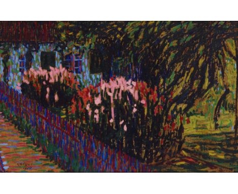 ARTHUR SEGAL (1875-1944)Blumen im Garten signed and dated 'A. Segal 1910' (lower left); signed and inscribed ''Blumen im Gart