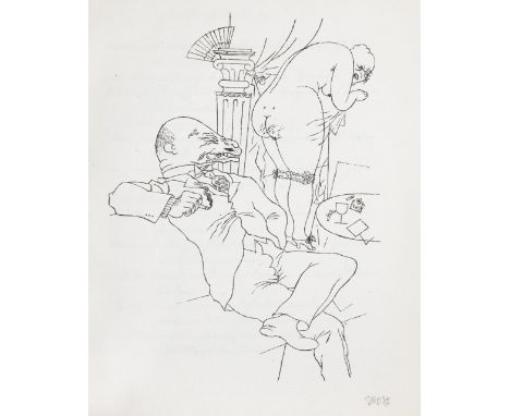 GEORGE GROSZ (1893-1959)Alfred Meyer, Munkepunke Dionysos. Groteske Liebesgedichte, Fritz Gurlitt, Berlin, 1921 each signed i