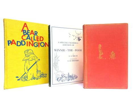 [CHILDRENS]  Milne, A.A. The House at Pooh Corner, first edition, Methuen, London, 1928, pink cloth gilt, top edges gilt, sil