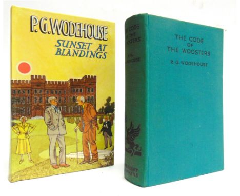 [MODERN FIRST EDITIONS]  Wodehouse, P.G. The Code of the Woosters, first edition, Jenkins, London, 1938, green cloth, octavo;