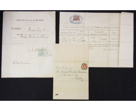 Assorted Ephemera and Documents to include Victory Celebrations programme 1946, Severn Valley Railway first share call 1854, 