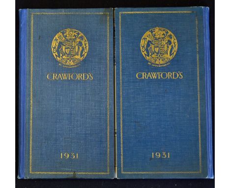 Crawfords Biscuits & Chocolates. Desk Writing Set & Blotter For 1931 - In three sections; The left section being a 30 page sa