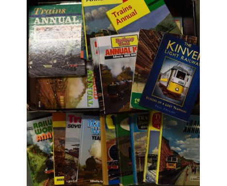 Assorted Railway Books including 1960's / 1970's Railway annuals, British Rail Past and Present Cornwall, The Kinver Light Ra