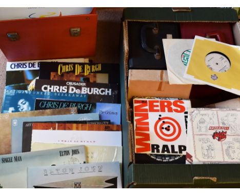 Assorted Vinyl Record Selection includes Billy Joel, Elton John, Chris De Burgh, Art Garfunkel, Gordon Lightfoot, plus a larg