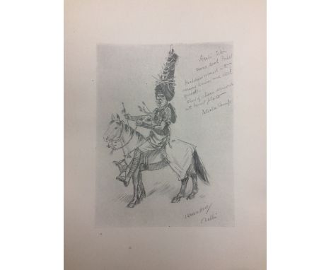 Akali Sikh of Patiala Print - An early print titled Akali Sikh Fanatical Priest - headdress covered with various knives and s