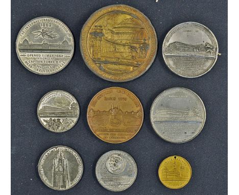 International Exhibition Selection of Medallions - to include Exhibition for Arts, Manufacture & Science 1840 with the Obvers