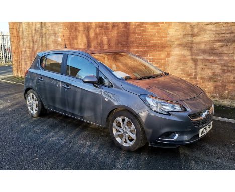 MOTOR CAR: TO BE SOLD AT 12 NOON PROMPT. A Vauxhall Corsa Hatchback Special Edition 1.2 Excite 5 door motor car, grey coach w