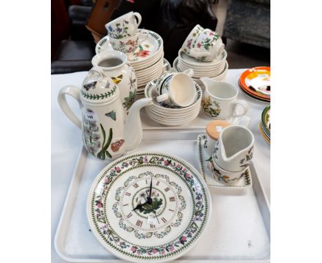 A Portmeirion Botanic Garden part dinner and tea service, 52 pieces approx