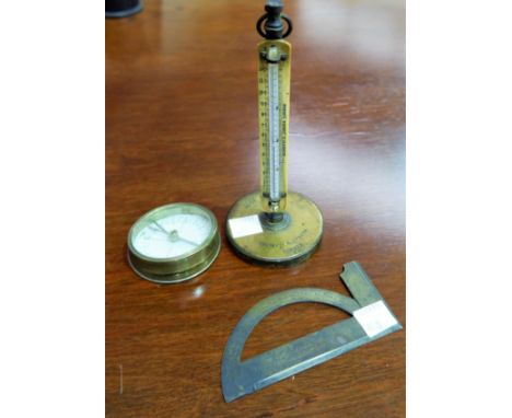 Bronze Desk Thermometer, Circa 1828