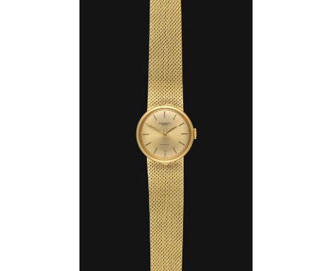 A Lady's 18 Carat Gold Automatic Wristwatch, signed International Watch Co, circa 1970, (calibre 44) lever movement signed an