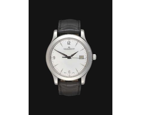 A Stainless Steel Automatic Calendar Centre Seconds Wristwatch, signed Jaeger LeCoultre, model: Master Control Date, ref: 147