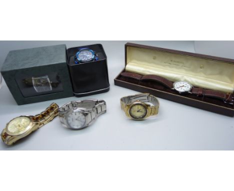 Wristwatches including Timex, Seiko and Scopes, etc. 