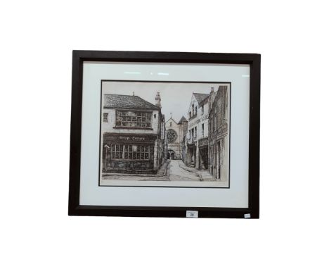 LTD EDITION PRINT KELLY'S CELLARS BELFAST, JIM DUNLOP