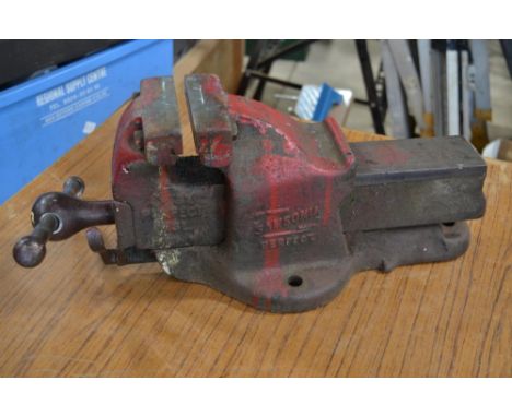 Large Samsonia "Perfect" bench vice 